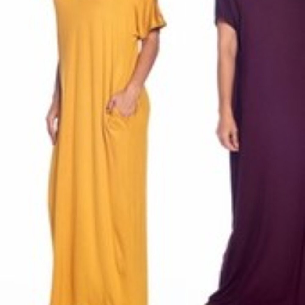 Isaac Liev Mustard Dress